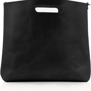 Envoy Women’s Black Tote Bag 100% Handmaid Full Grain Genuine Leather